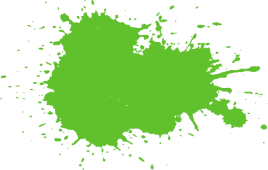 green splatter